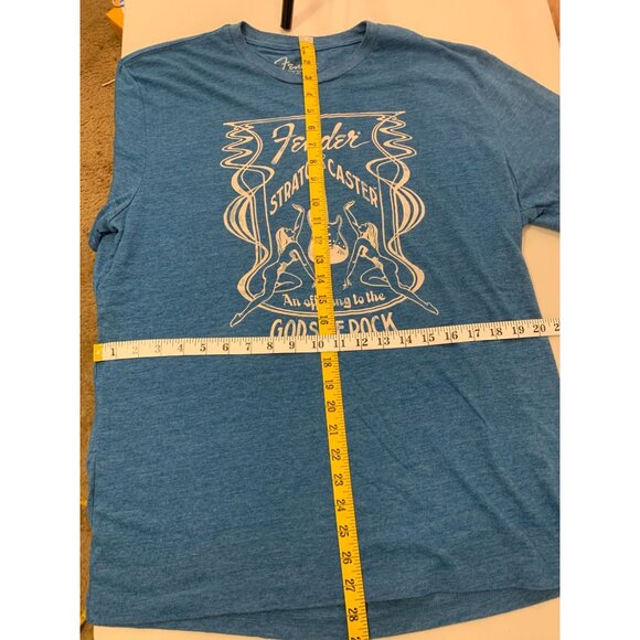 Fender Stratocaster Gods Of Rock Graphic Tee XL By Lucky Brand - Picture 4 of 4